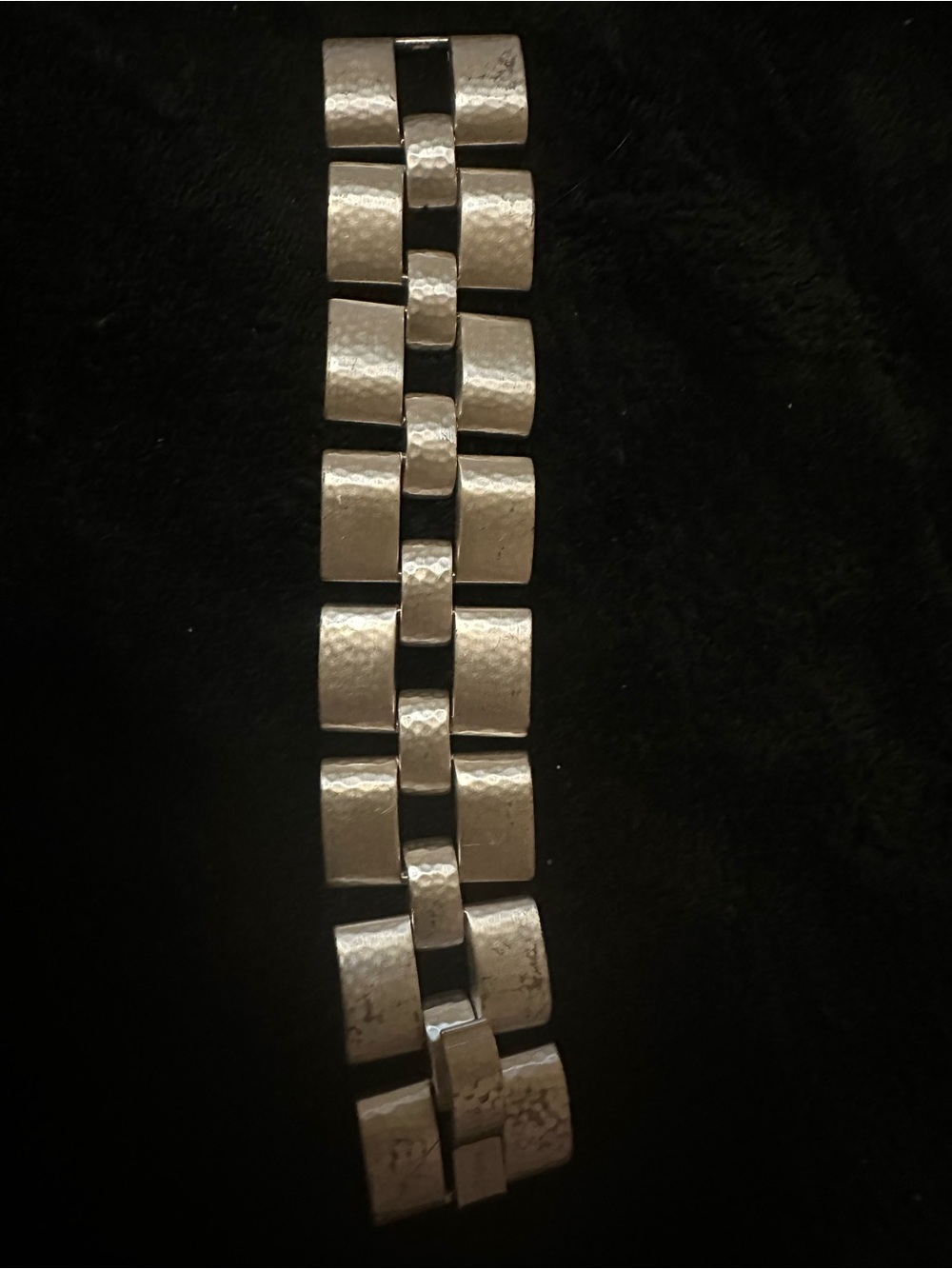 BRIGHTON SILVER TONE LINKED LIVE LAUGH LOVE  ADJUSTABLE BRACELET UNIQUE